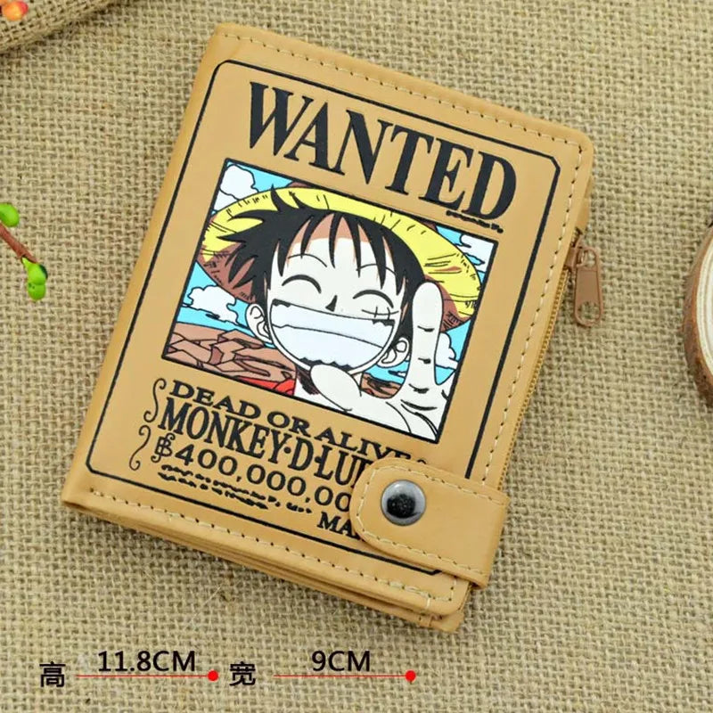 One Piece Anime Figure Wallet