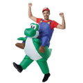 Adult Kids Plumber Costume Dinosaur
