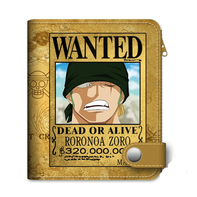 One Piece Anime Figure Wallet