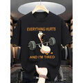 Summer casual crew neck T-shirt