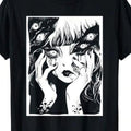 Creepy Manga Graphic Tee Casual Harajuku Style Anime Wear