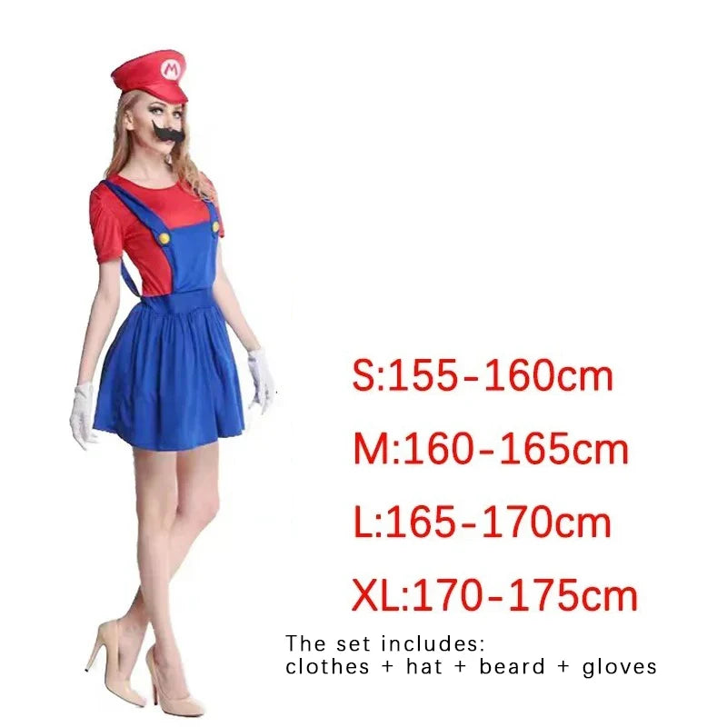 Game Marios Super Luigi Brothers Uniform Set Cosplay