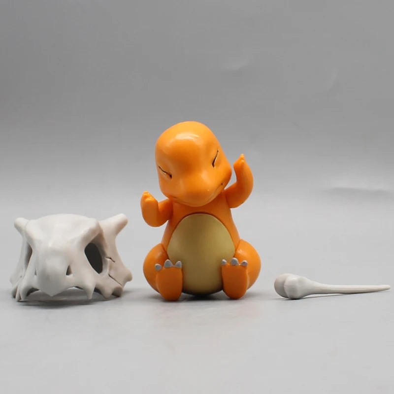 Pokemon Charmander and Cubone Figure