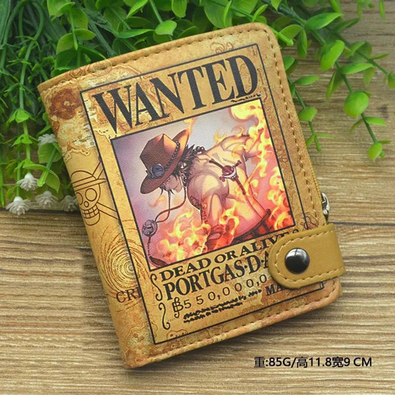 One Piece Anime Figure Wallet